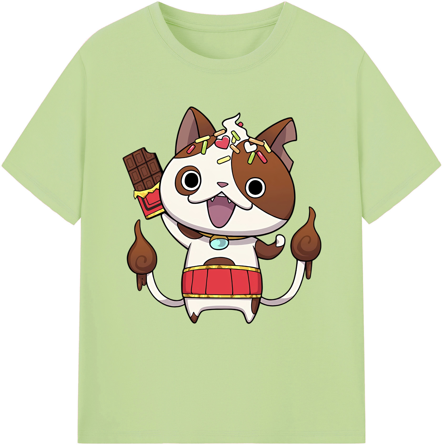 （画像用） 妖怪ウォッチ Yo-kai Watch 綿100％半袖Tシャツ（フロントプリント）